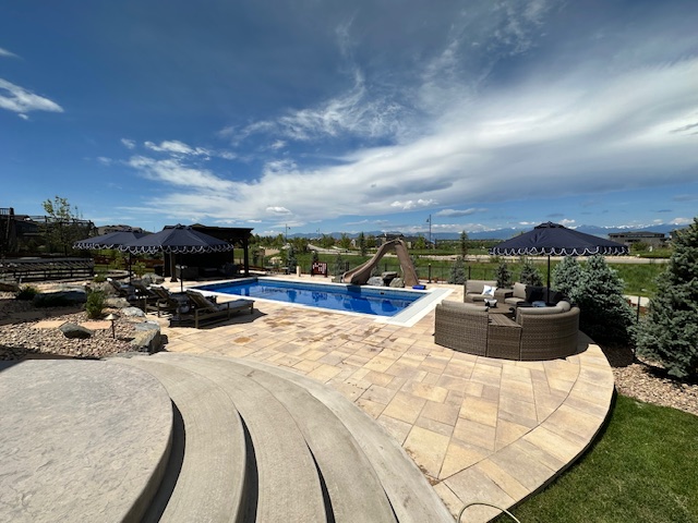 Automated pool cover installation project by C4 Unlimited