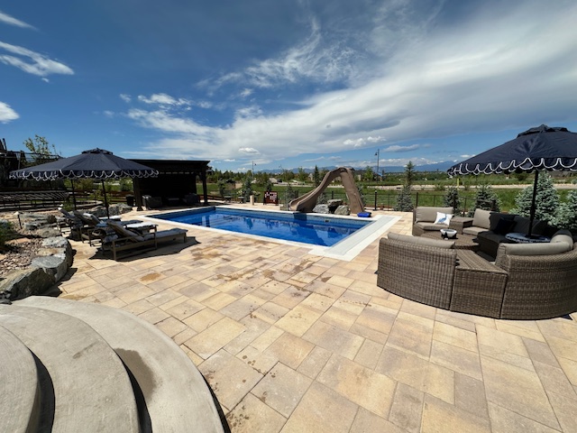 Custom outdoor kitchen construction in Colorado