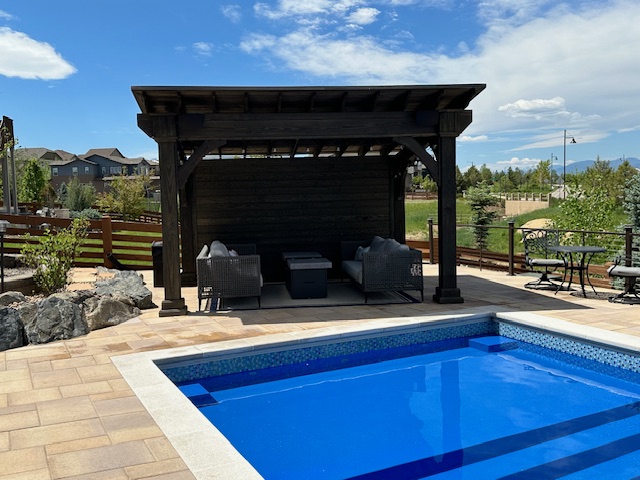 Pool cover motor and track installation