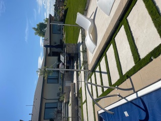 Luxury outdoor living space construction